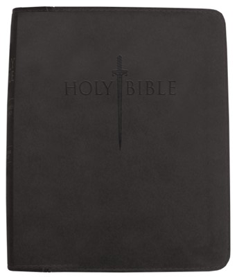 Kjver Sword Study Bible/Personal Size Large Print-Black (Imitation Leather)