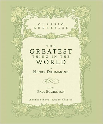The Greatest Thing In The World Audio Book (CD-Audio)