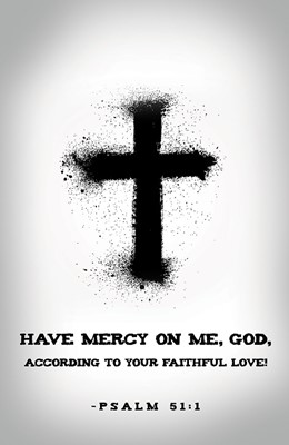 Have Mercy Ash Wednesday Bulletin (Pkg of 50) (Bulletin)
