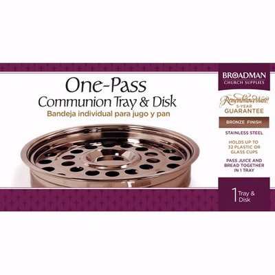 Bronze One-Pass Tray And Disc (General Merchandise)