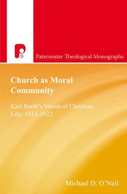 Church as Moral Community (Paperback)