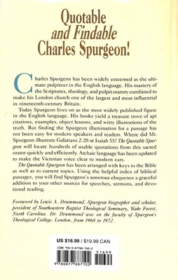 Quotable Spurgeon (Topical Illustrations) (Paperback)