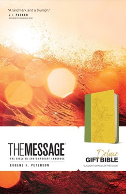 Message Deluxe Gift Bible (Leather Binding)