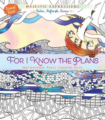 For I Know The Plans (Travel Size) Colouring Book (Paperback)