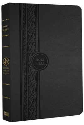MEV Thinline Reference Bible (Black) (Leather Binding)