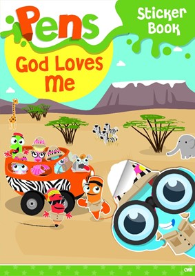 Pens Sticker Book: God Loves Me (Paperback)