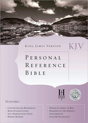 KJV Cornerstone Personal Reference Bible, Black (Bonded Leather)
