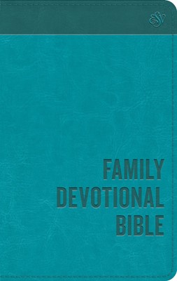 ESV Family Devotional Bible Trutone, Blue (Imitation Leather)