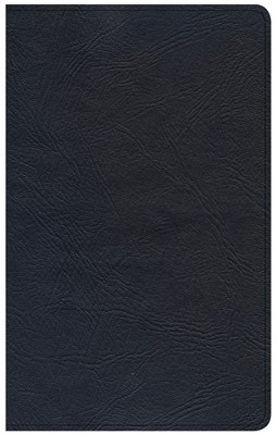 CSB Ultrathin Reference Bible, Black Premium Leather (Leather Binding)