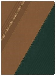 RVR 1960 Biblia de Estudio Holman, castaño/verde bosque con (Imitation Leather)