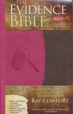 NKJV Evidence Bible, Duo-Tone Pink/Brown (Imitation Leather)
