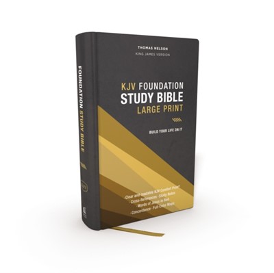 KJV Foundation Study Bible, Large Print, Red Letter (Hard Cover)