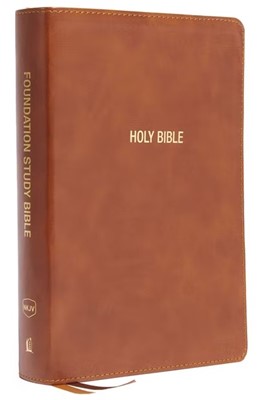 NKJV Foundation Study Bible, Red Letter, Indexed, Brown (Imitation Leather)