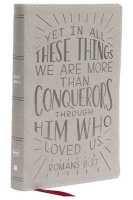 NKJV Holy Bible for Kids, Verse Art Cover, Gray (Imitation Leather)