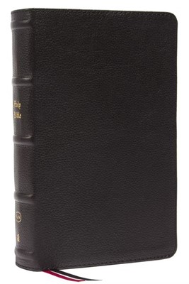 KJV Personal Size Large Print Single-Column Reference Bible (Genuine Leather)