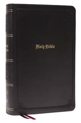 KJV Personal Size Large Print Reference Bible, Black (Imitation Leather)