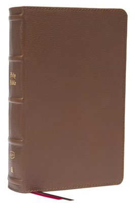 KJV Personal Size Large Print Single-Column Reference Bible (Genuine Leather)
