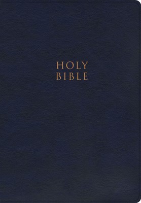 CSB Super Giant Print Reference Bible, Navy LeatherTouch (Imitation Leather)