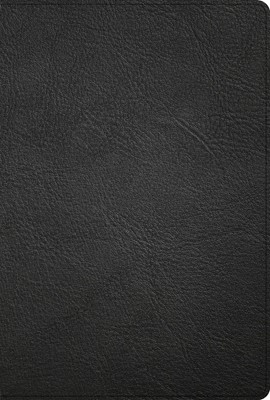 KJV Large Print Thinline Bible, Black Genuine Leather (Genuine Leather)