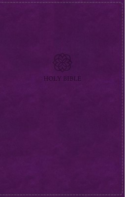 NRSVue Holy Bible Leathersoft, Purple, Comfort Print (Imitation Leather)