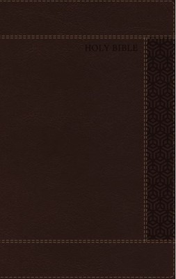NRSVue Holy Bible Leathersoft, Brown, Comfort Print (Imitation Leather)