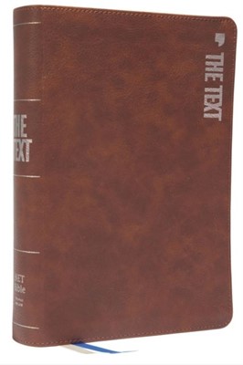 NET The Text Bible Leathersoft, Brown, Comfort Print (Imitation Leather)