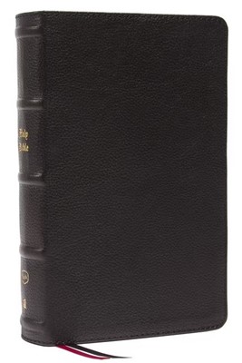 KJV Reference Bible Personal Size Genuine Leather, Black (Genuine Leather)