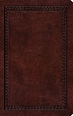 ESV Thinline Bible, TruTone, Mahogany, Border Design (Imitation Leather)