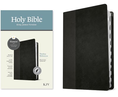 KJV Thinline Reference Bible, Filament Edition, Black (Imitation Leather)