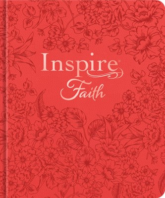 NLT Inspire FAITH Bible, Filament Enabled Edition, Coral (Hard Cover)