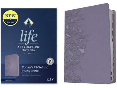 KJV Life Application Study Bible, Third Edition, Peony (Imitation Leather)
