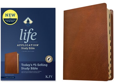 KJV Life Application Study Bible, Third Edition, Brown (Genuine Leather)