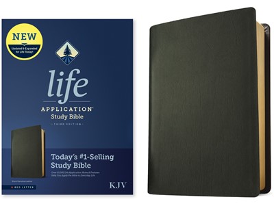 KJV Life Application Study Bible, Third Edition, Black (Genuine Leather)