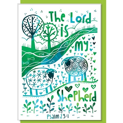 The Lord is My Shepherd Greetings Card (Cards)