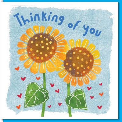 Thinking of You Sunflowers Greetings Card (Cards)