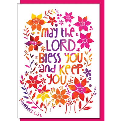 May the Lord Bless You Greetings Card (Cards)