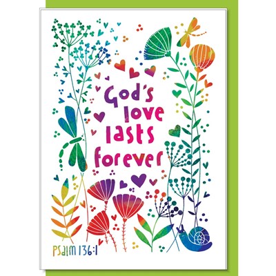 God's Love Greetings Card (Cards)