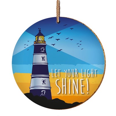 Let Your Light Shine Ceramic Hanging Decoration (General Merchandise)