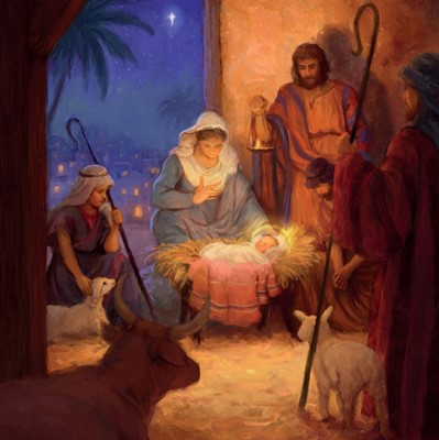 Charity Christmas Cards: Around/Manger (Pack of 10) (Cards)