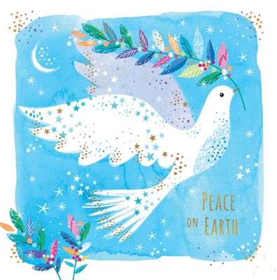 Charity Christmas Cards: Dove/Stars (Pack of 10) (Cards)
