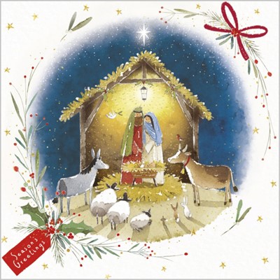 Christmas Cards: Holy Family (Pack of 4) (Cards)