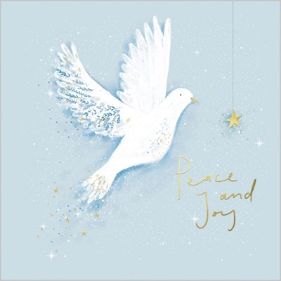 Christmas Cards: Peace & Joy Dove (Pack of 4) (Cards)