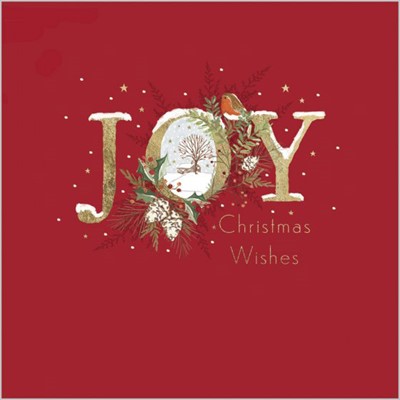 Christmas Cards: Joy Design (Pack of 4) (Cards)