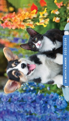 2023 28 Month Planner: Whiskers/Paws (Paperback)