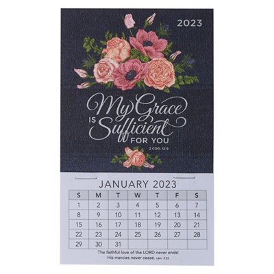 2023 Mini Magnetic Calendar: Grace (Calendar)