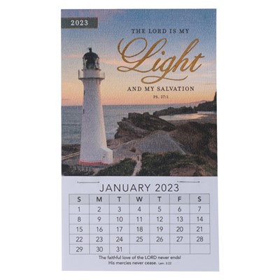 2023 Mini Magnetic Calendar: The Lord/Light (Calendar)