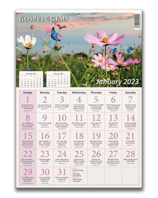 2023 Calendar: Gospel Gems (Calendar)