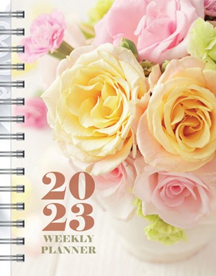 2023 Weekly Planner: Floral (Spiral Bound)