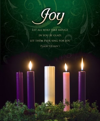 Joy Advent Week 3 Large Bulletin (pack of 100) (Bulletin)