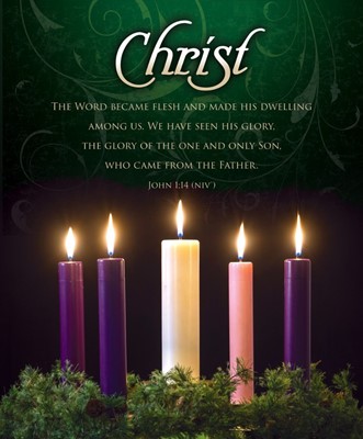 Christ Advent Week 5 Large Bulletin (pack of 100) (Bulletin)